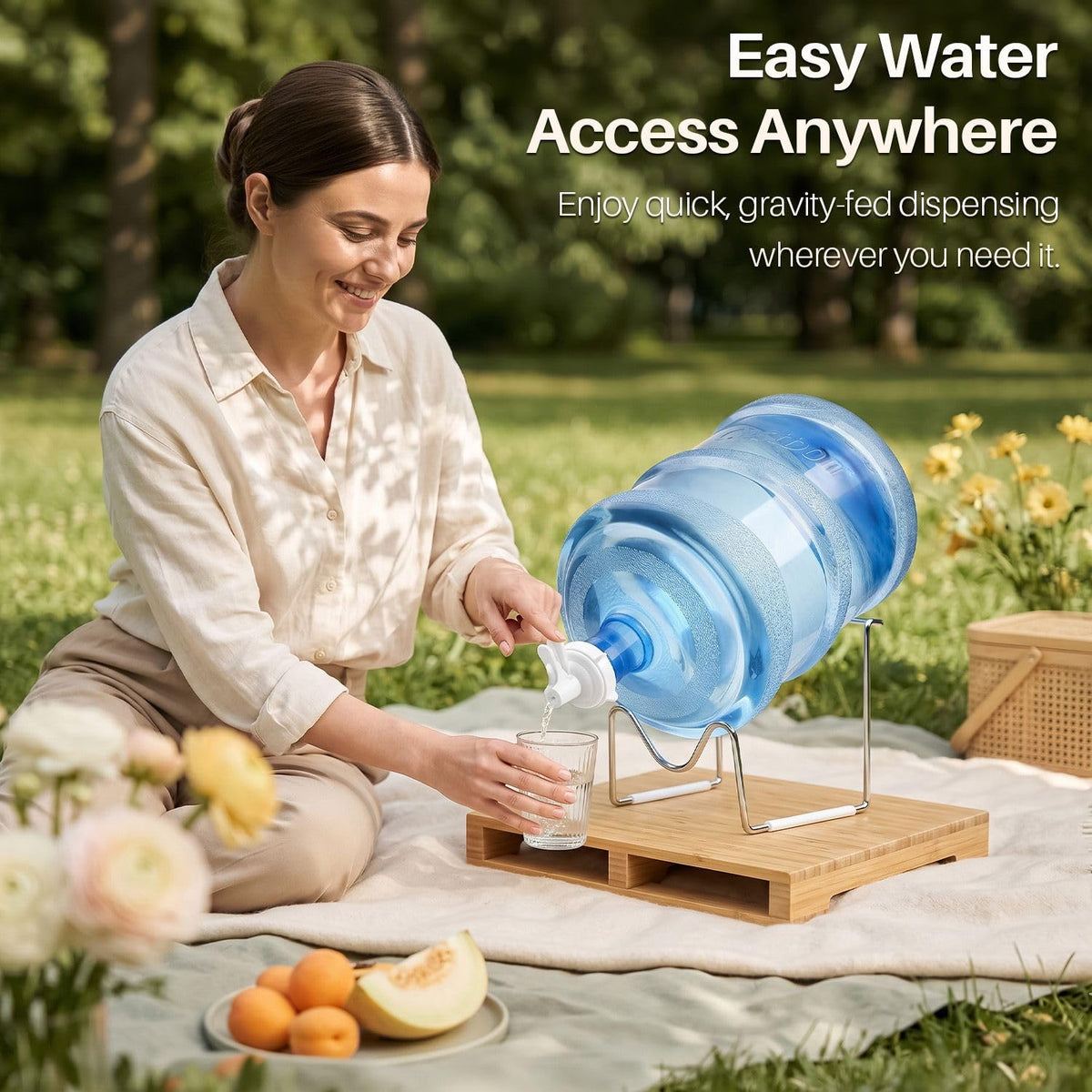 5 Gallon Metal Water Jug Holder S63877
