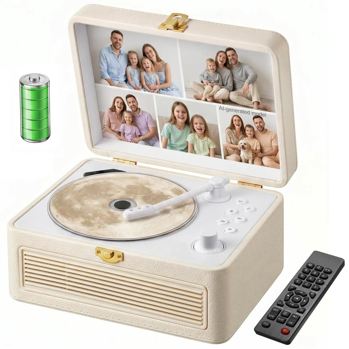 Portable CD Player with Bluetooth O783455