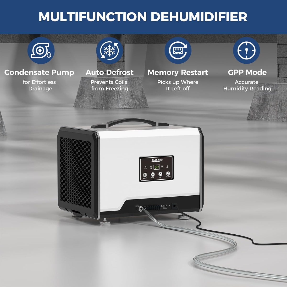 70 Pints Dehumidifier with Pump S5853