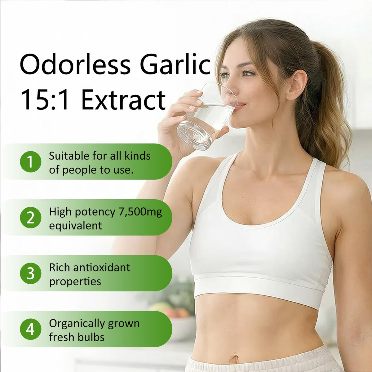 Odorless Garlic Extract 300 Softgels O52907