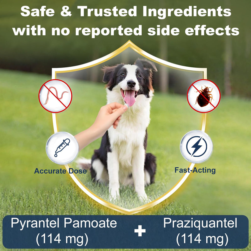 7-Way Dewormer for Dogs, 30 Tablets J48259