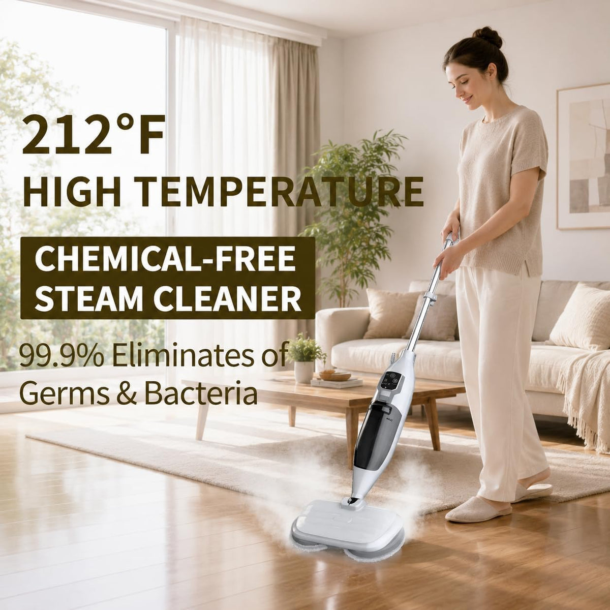 300°F Scrub & Steam Mop with 13 Accessories L462216