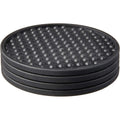 Black Set of 4 Coaster C204
