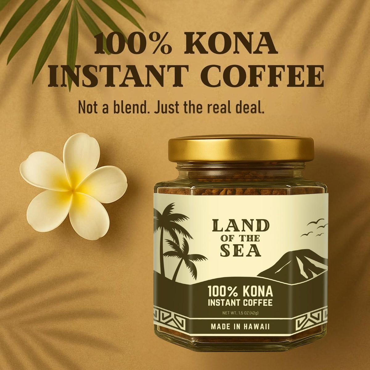Hawaiian Instant Coffee 3 Packs Medium Roast Freeze Dried Arabica S69142