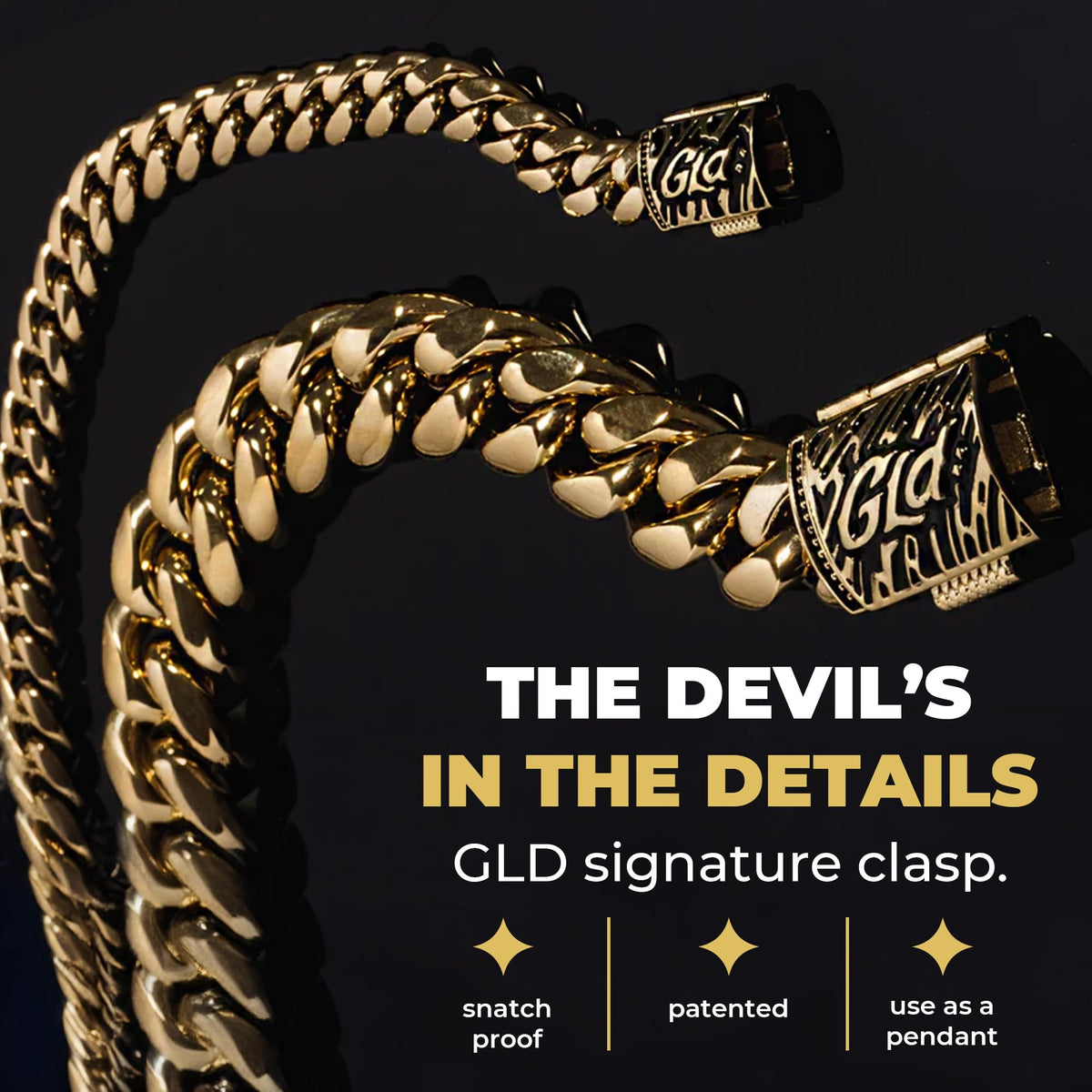 Gold-Plated Micro Cuban Link Chain Z524065