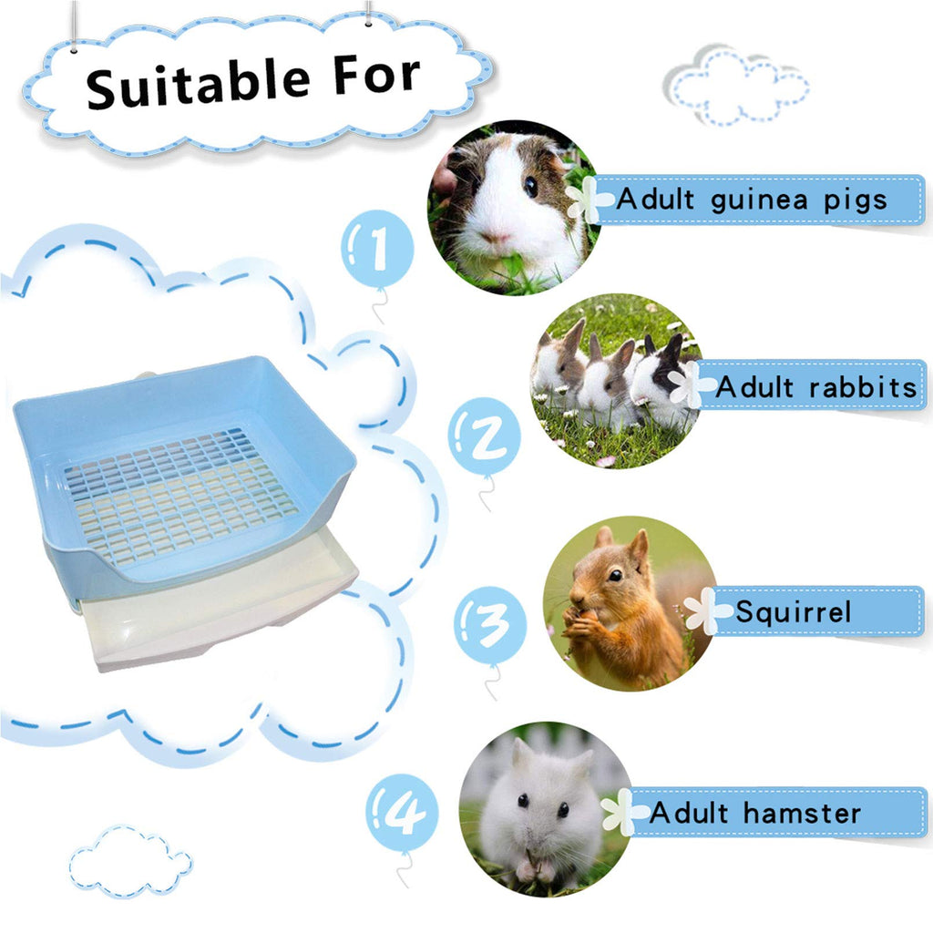 Plastic Rabbit Litter Box with Drawer S384445