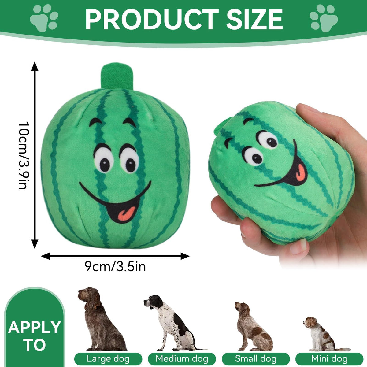 4Pcs Squeaky Plush Dog Toys G292505