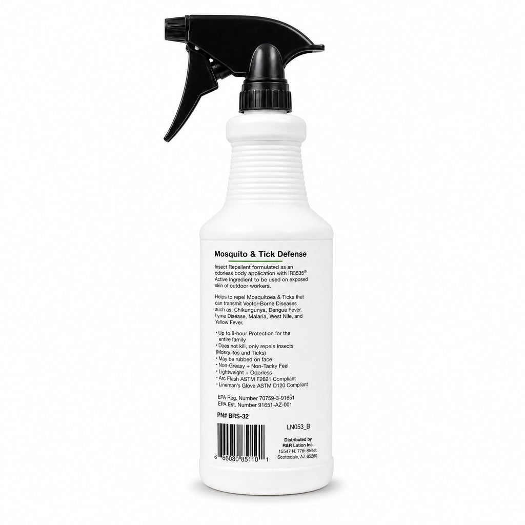 Insect Repellent Spray 8 Hour Protection 32oz Bottle H476488