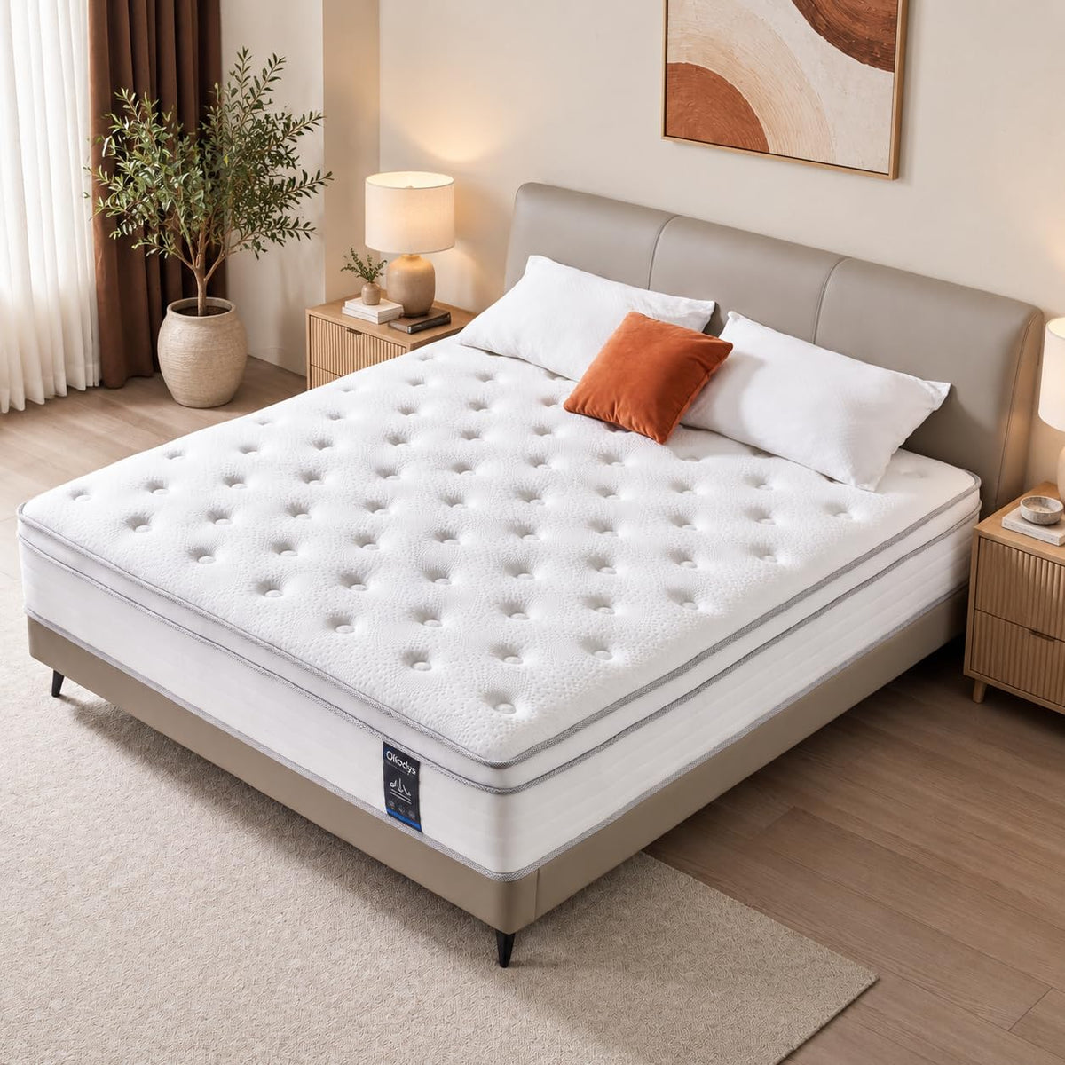 12 Inch Medium Firm Hybrid Spring Mattress T4231