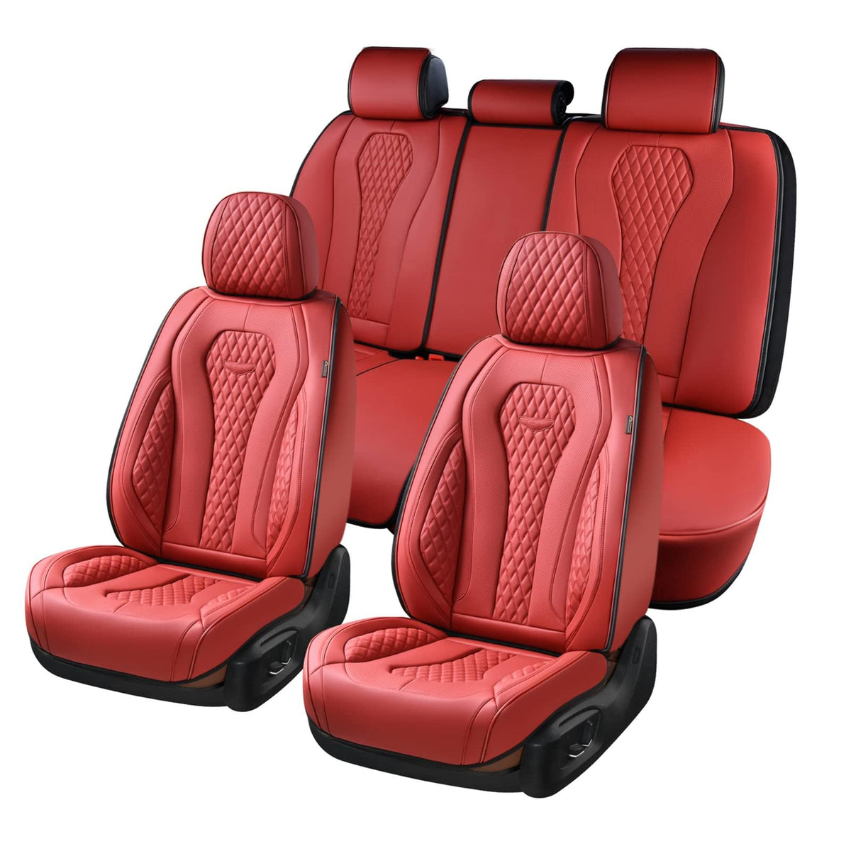 Waterproof Leather Car Seat Covers Full Set H476933