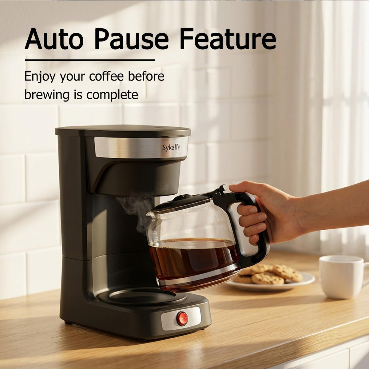 12 Cup Drip Coffee Maker with Reusable Filter N936037
