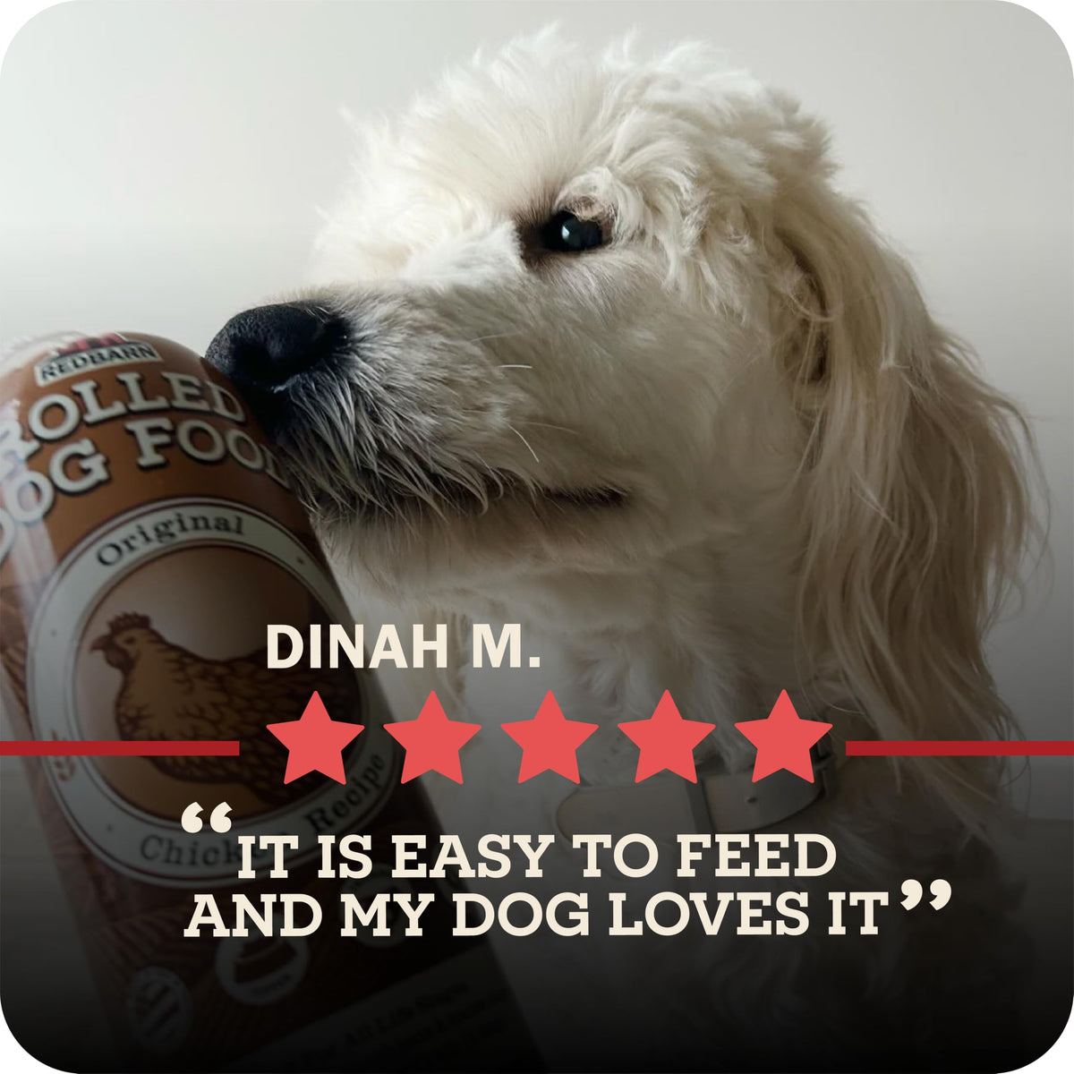 Grain Free Beef Dog Food 3 lb 10 Rolls O2662