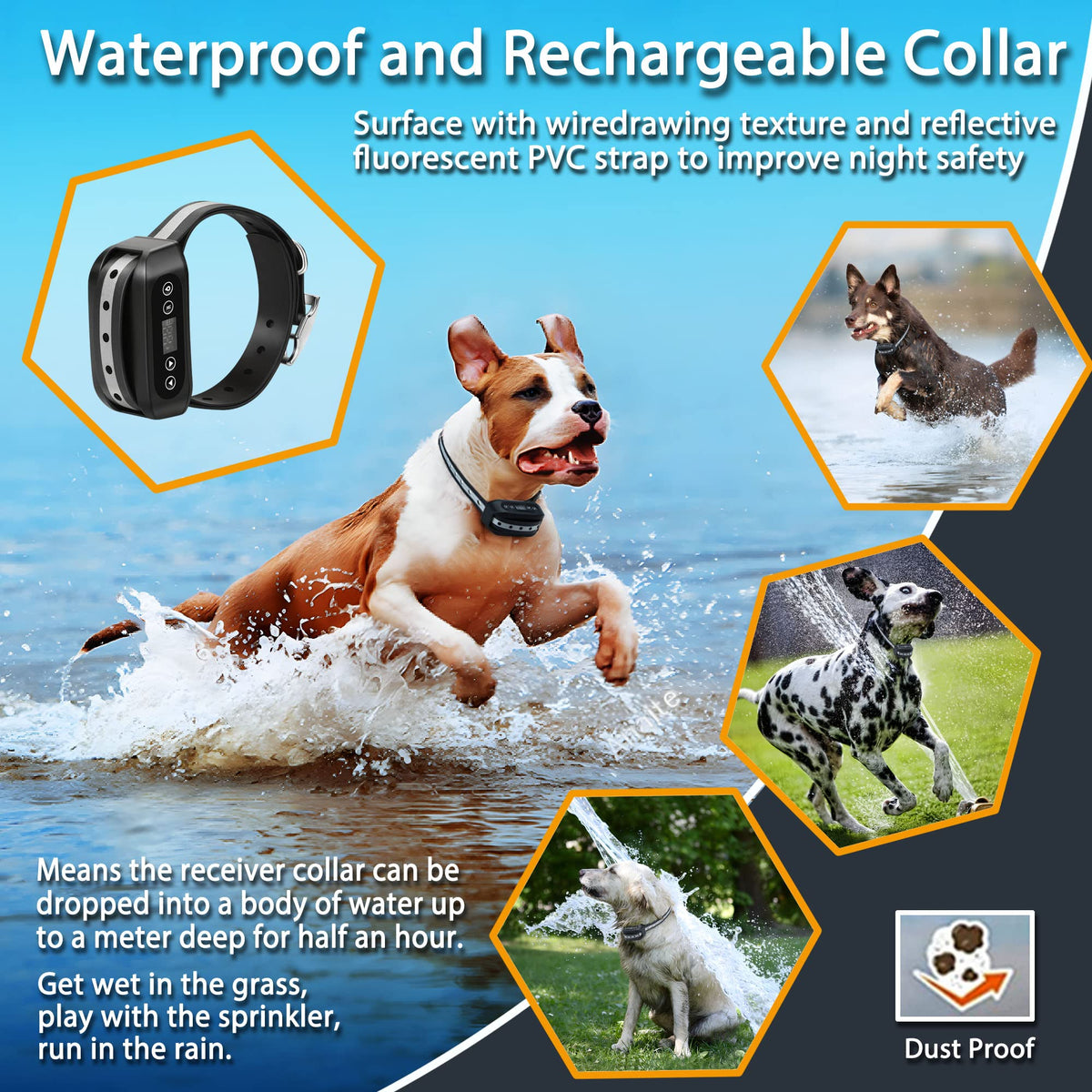GPS Wireless Dog Fence System for 2 Dog T528080
