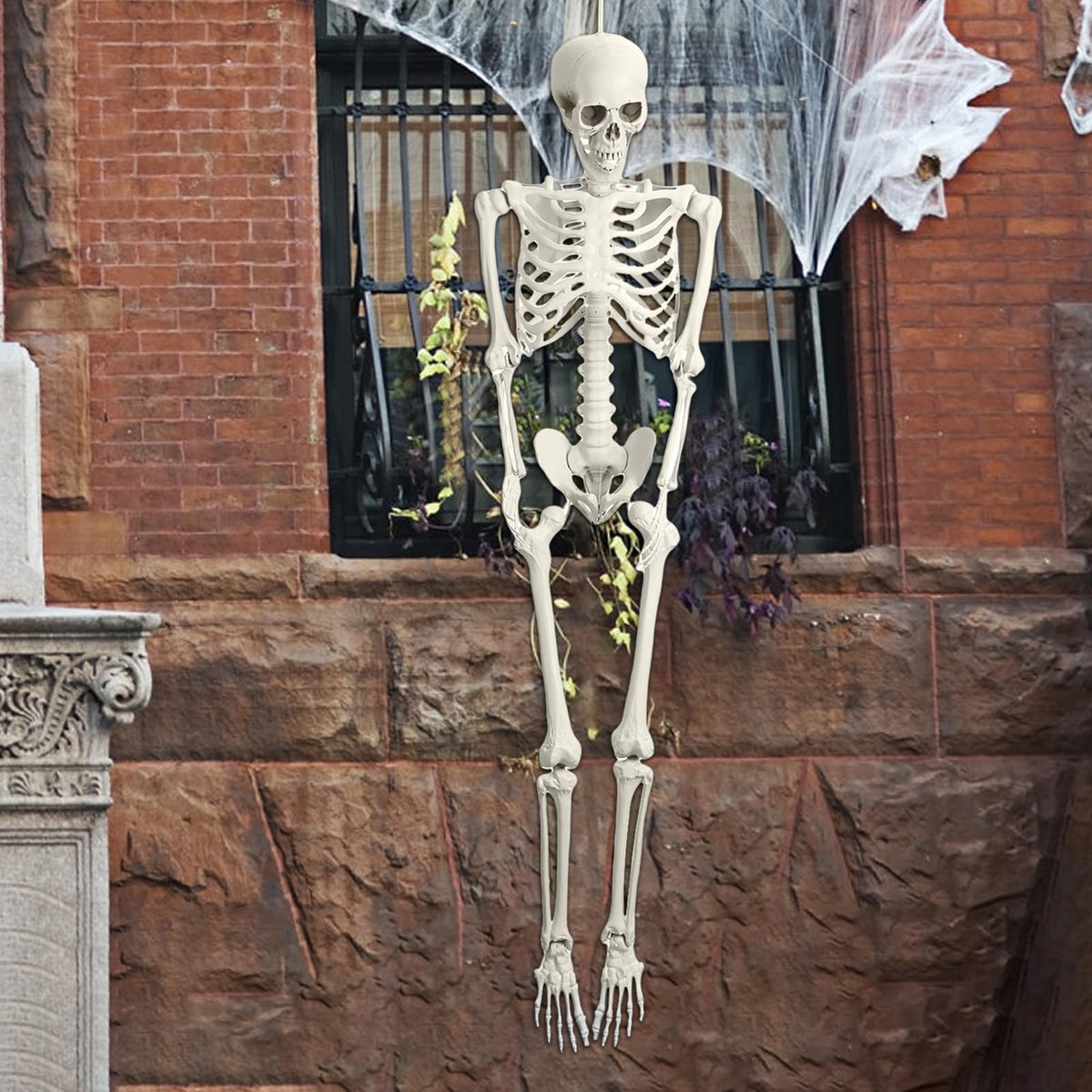 5.4FT Full Size Posable Skeleton with Movable Joints S371229