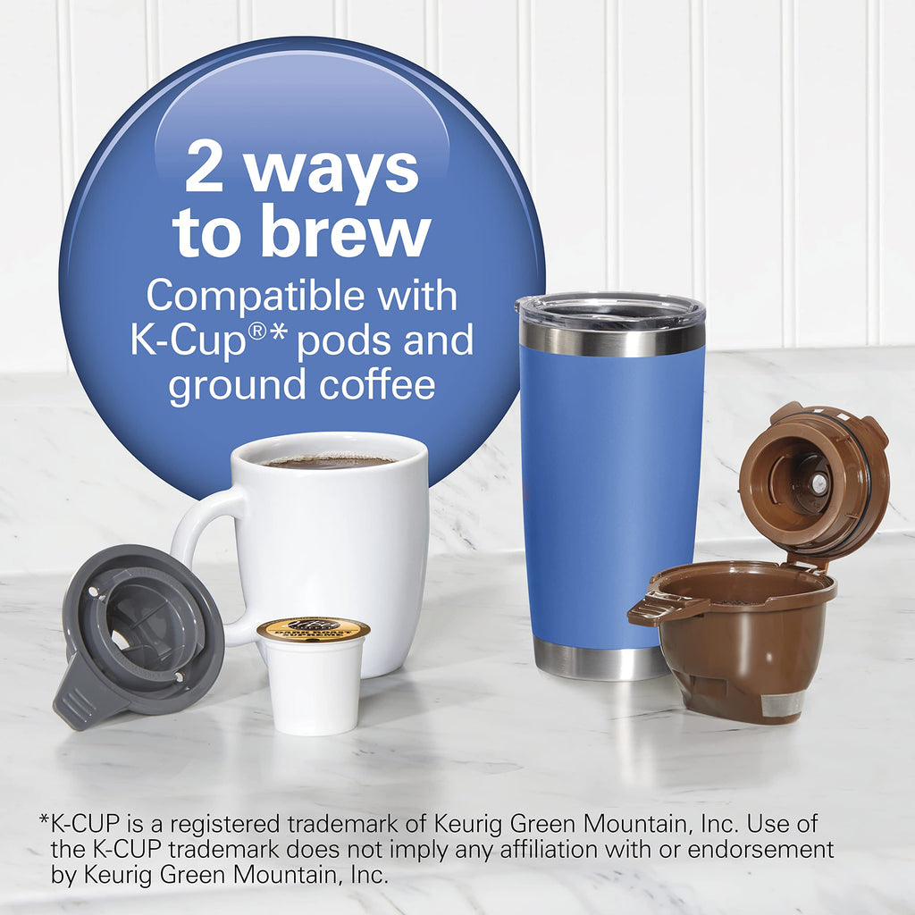 Single-Serve Coffee Maker with Removable Reservoir, Black D40292