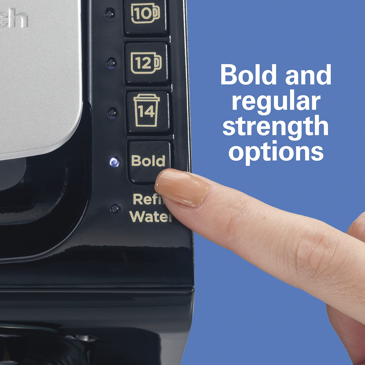 Single-Serve Coffee Maker with Removable Reservoir, Black D40292
