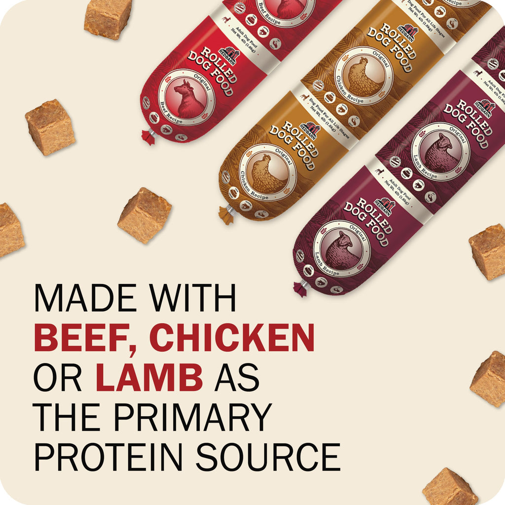 Grain Free Beef Dog Food 3 lb 10 Rolls O2662