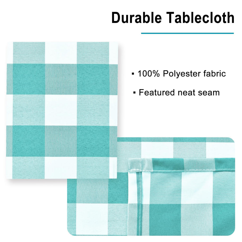 Square Checkered Tablecloth 30 x 30 Inch X1134