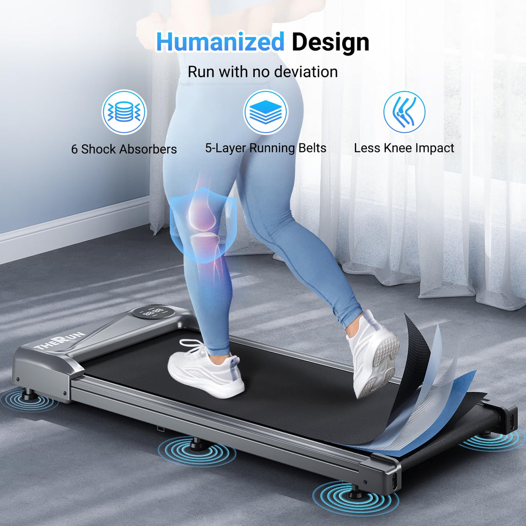 Portable Mini Treadmill 2.5HP 265 lbs Weight Capacity M946