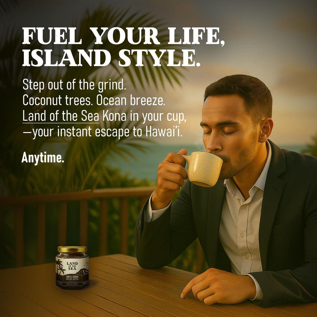 Hawaiian Instant Coffee 3 Packs Medium Roast Freeze Dried Arabica S69142