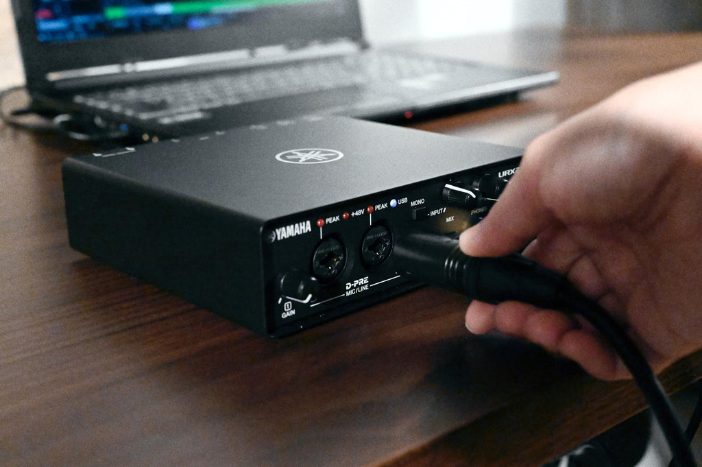 2-in/2-out USB-C Audio/MIDI Interface with 32-bit/192kHz Support, Black Y31012