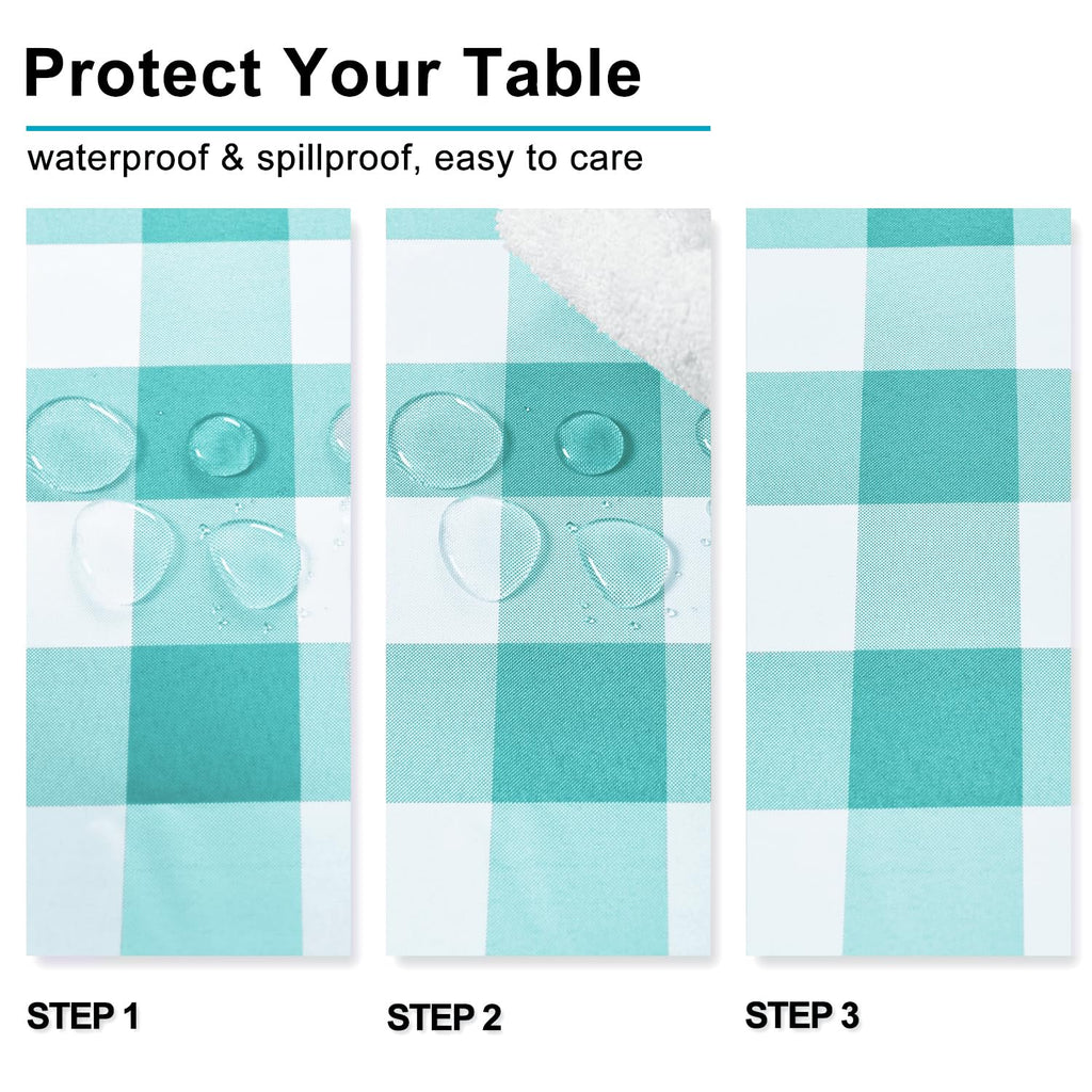 Square Checkered Tablecloth 30 x 30 Inch X1134