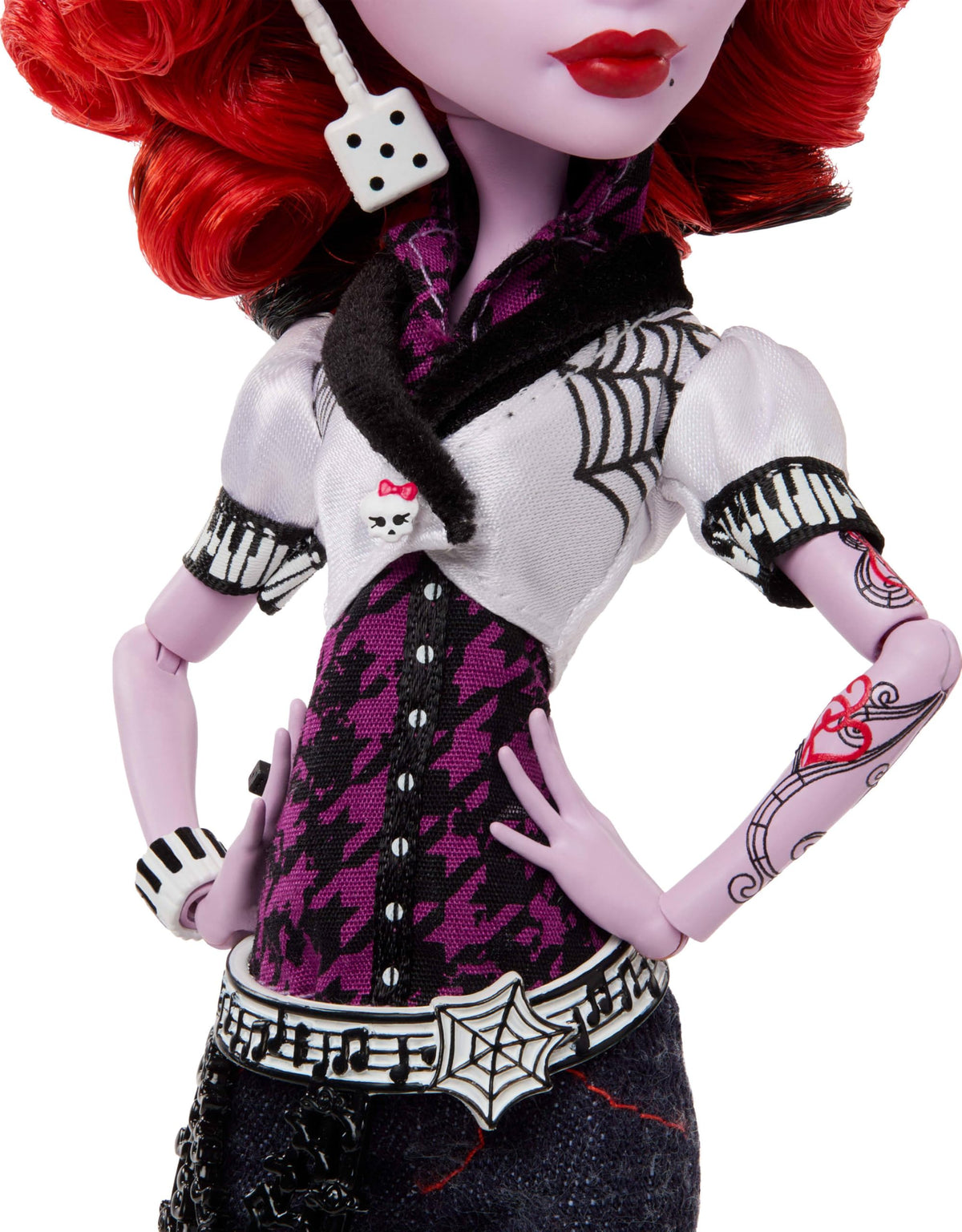 Monster High Operetta Doll with Doll Stand, Diary, and Pet Spider G945431