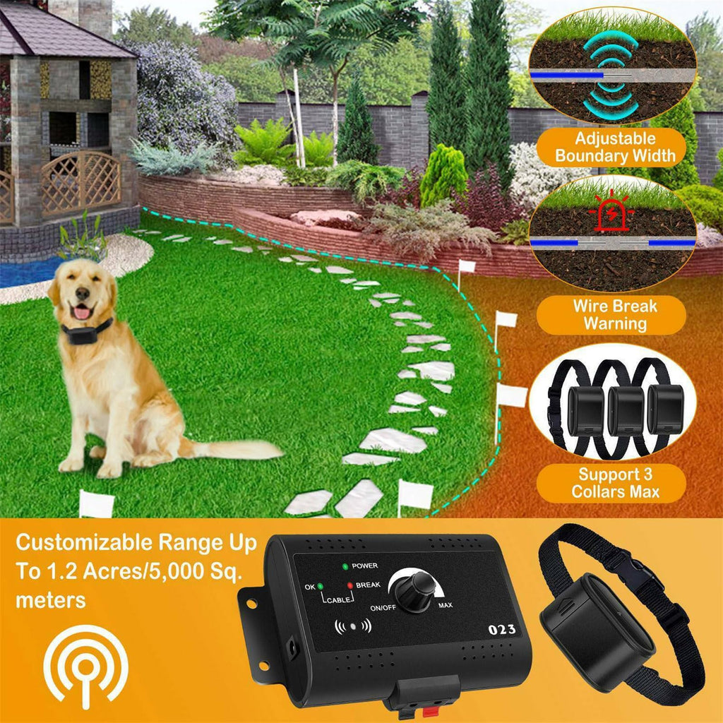 Wireless Dog Fence 1.2 Acre Waterproof Collar R761161