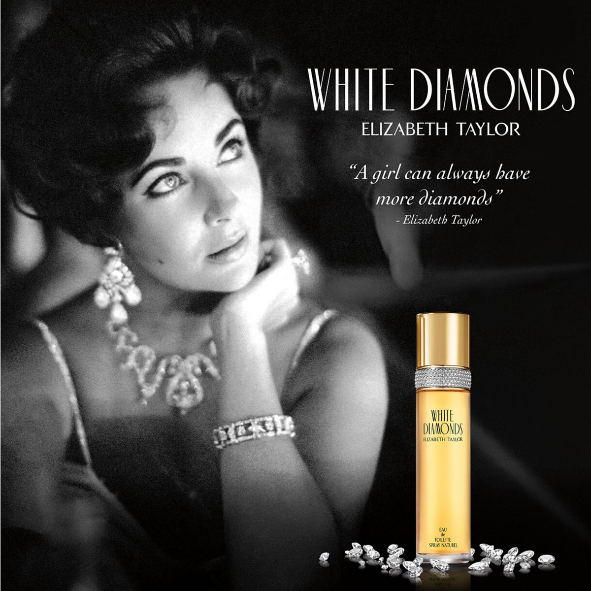 White Diamonds Eau de Toilette Spray 3.3 fl oz L497