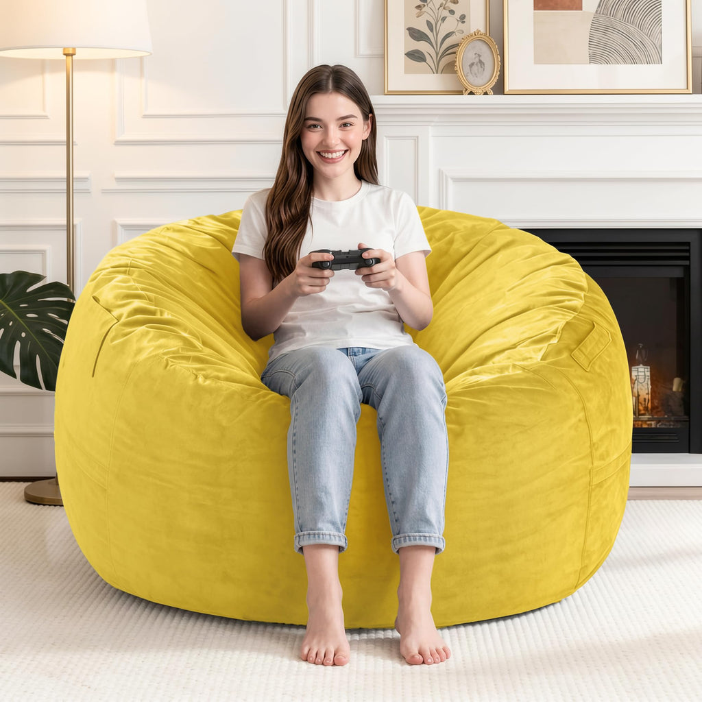 3FT Bean Bag Chair with Washable Cover G3098