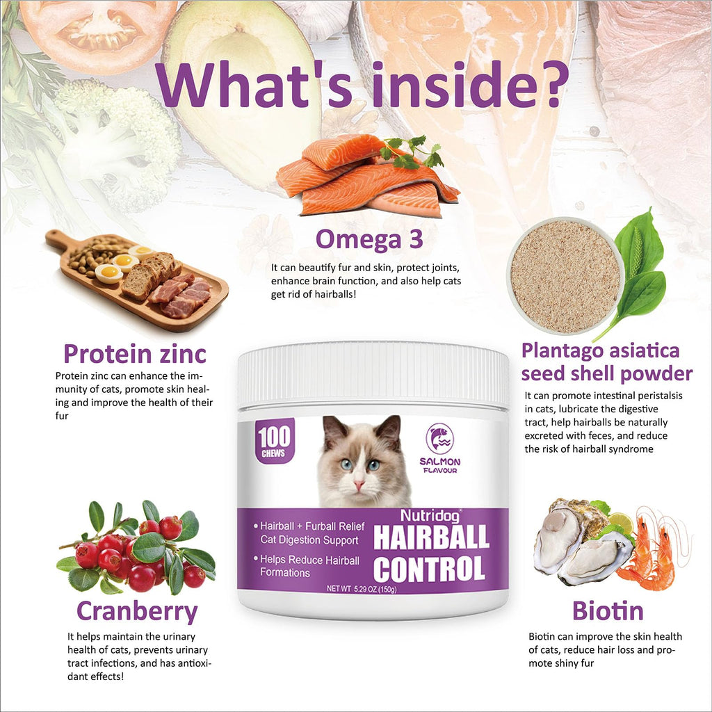 Hairball Remedy Chews with Omega 3&6 Q9239