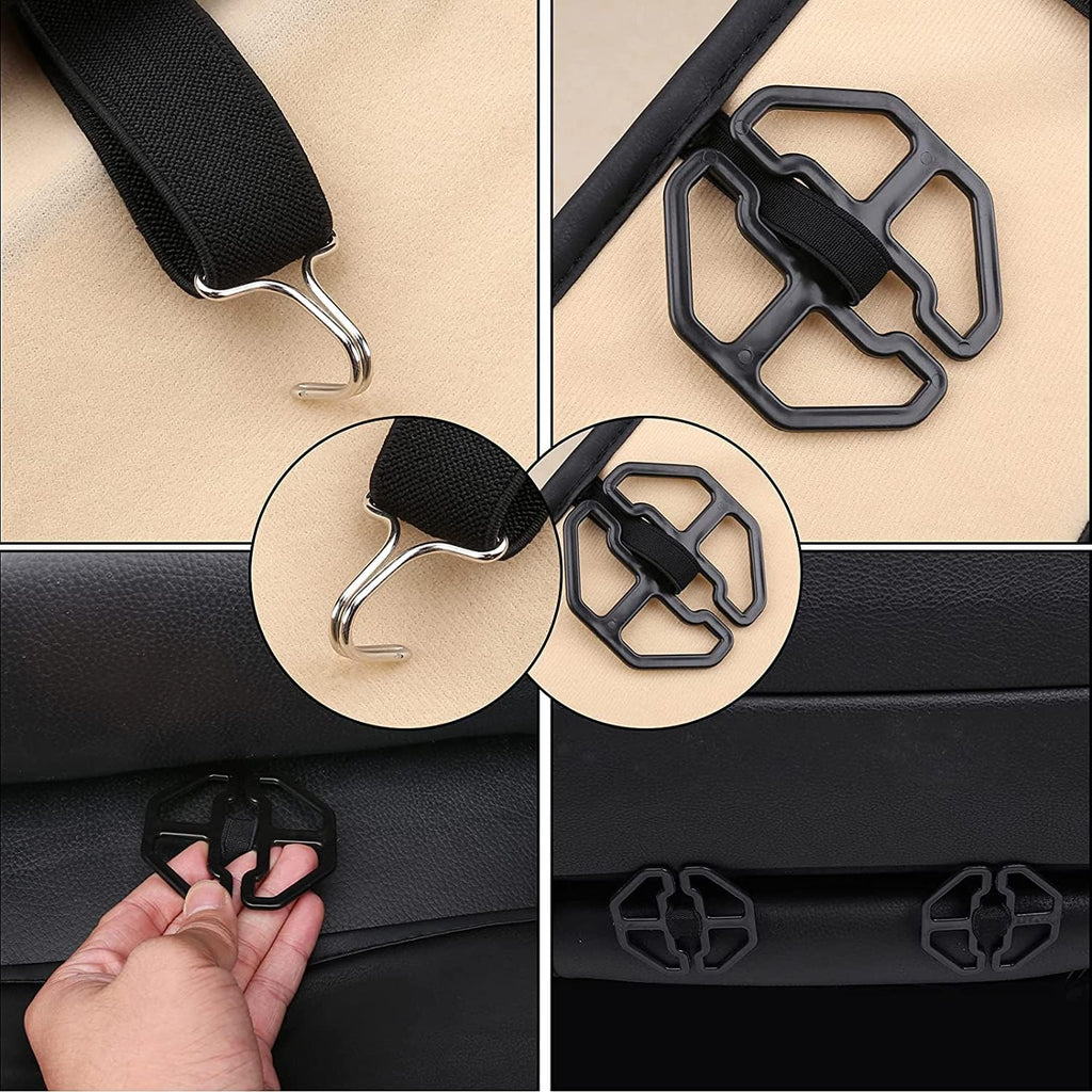 Waterproof Leather Car Seat Covers Full Set H476933