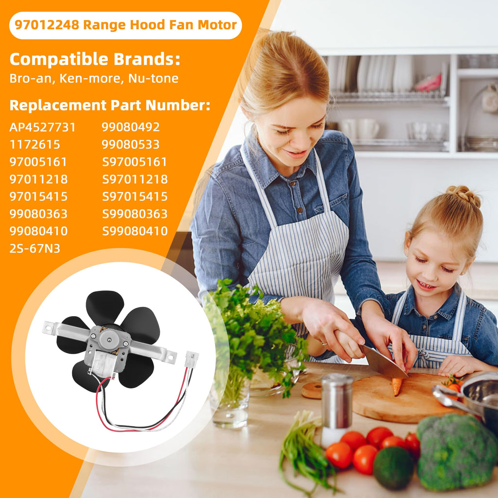 Range Hood Fan Motor V382