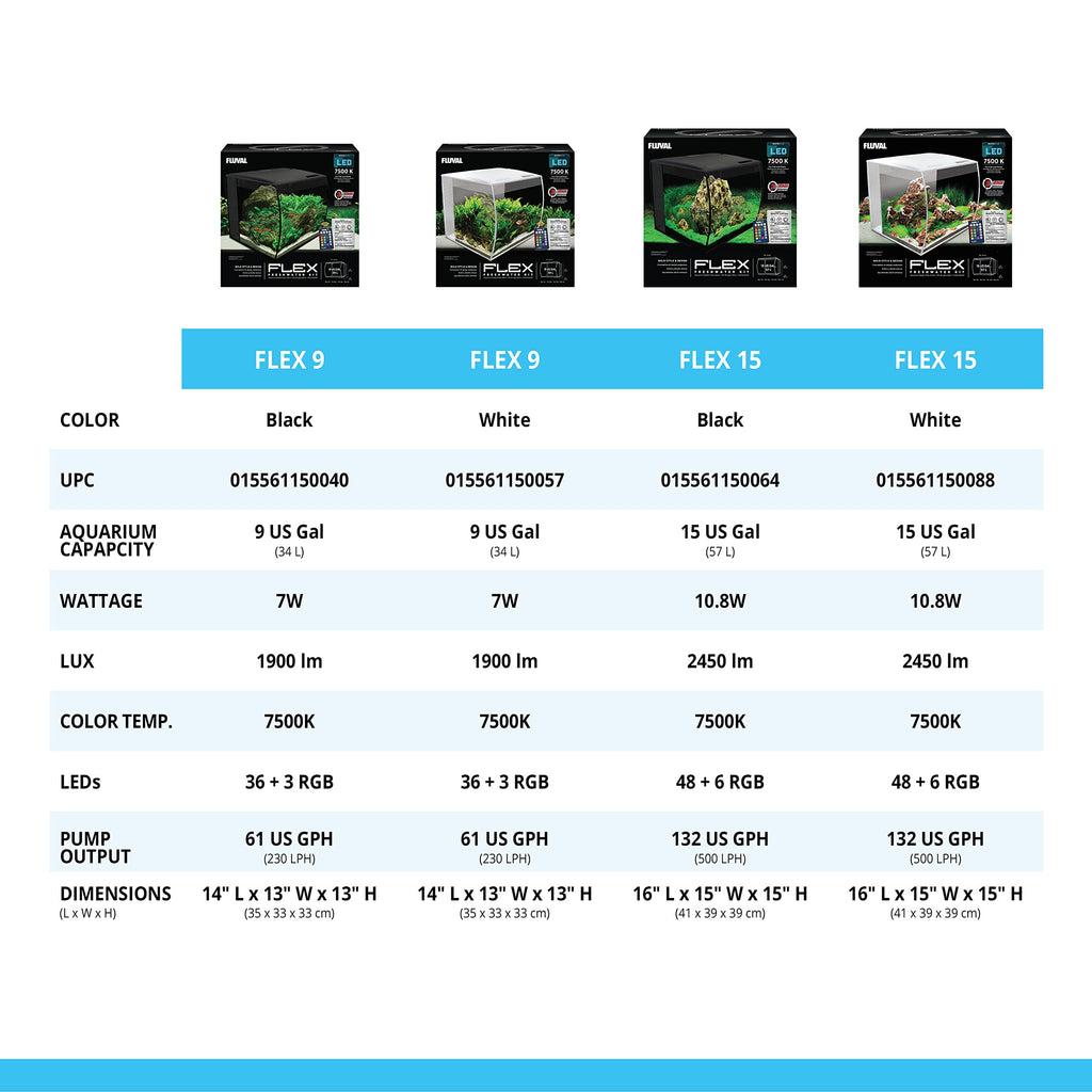 15 Gallon Nano Glass Aquarium Kit I92227