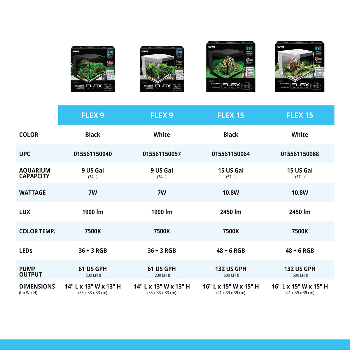 15 Gallon Nano Glass Aquarium Kit I92227