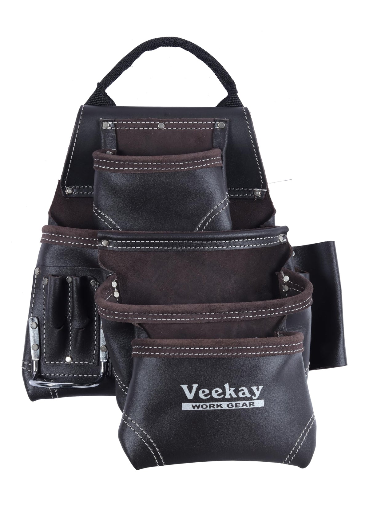 Brown Leather 22-Pocket Tool Belt F17594