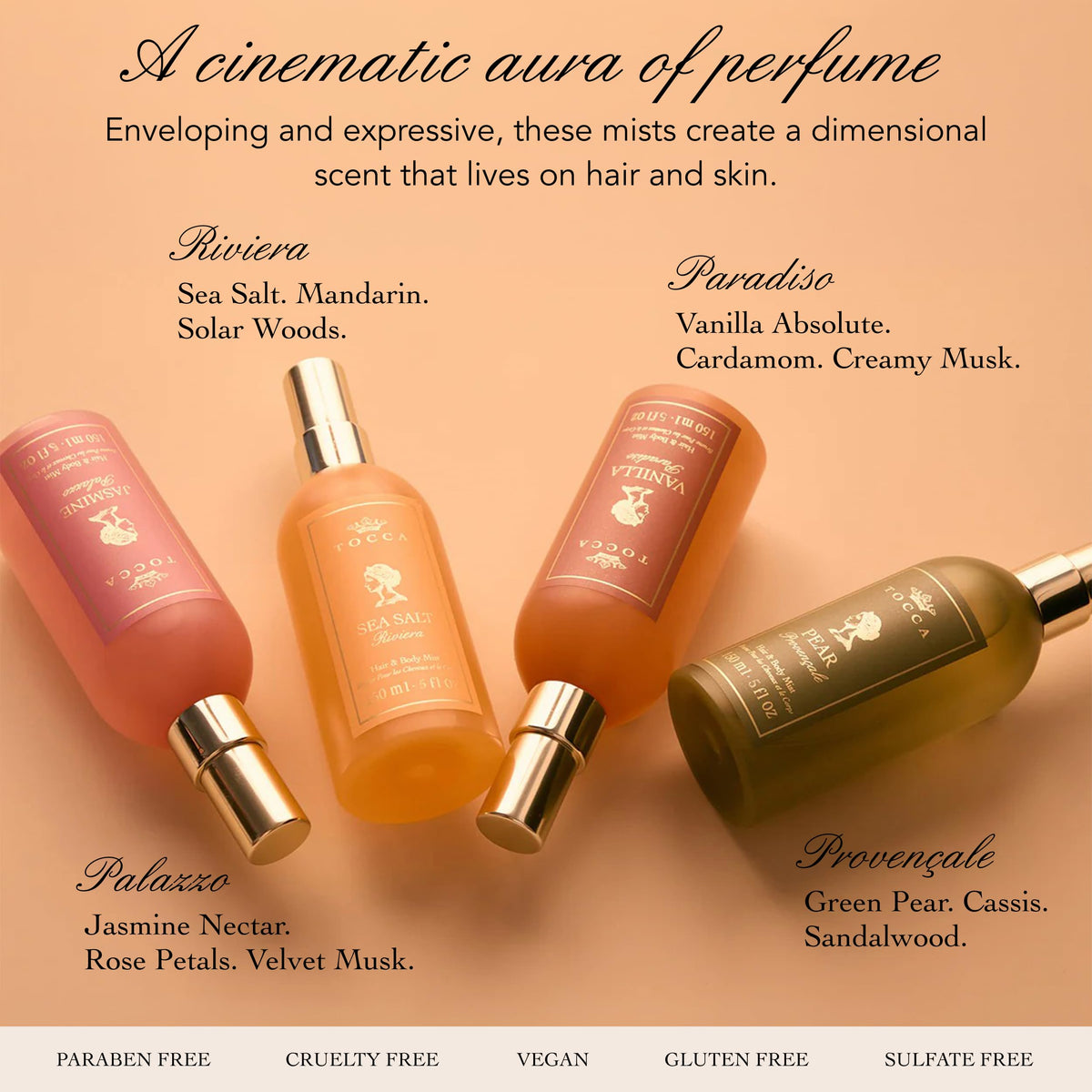 Jasmine Hair & Body Fragrance Mist T49812