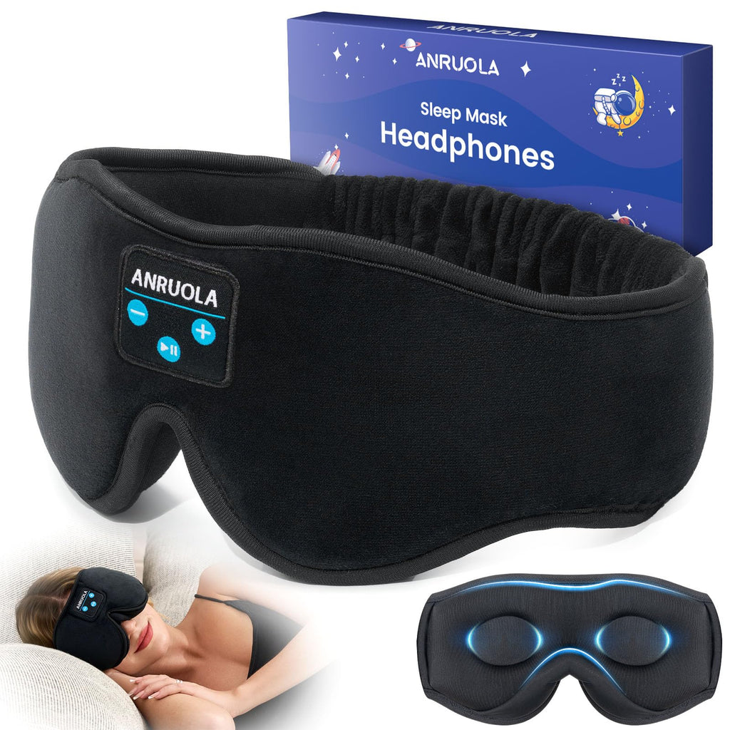 3D Sleep Mask with Bluetooth Headphones E6510