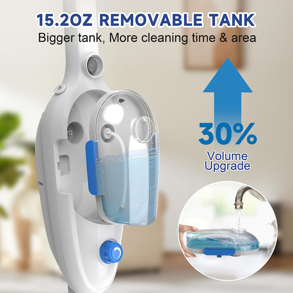 10in1 Handheld Steam Mop with 2 pad E1766