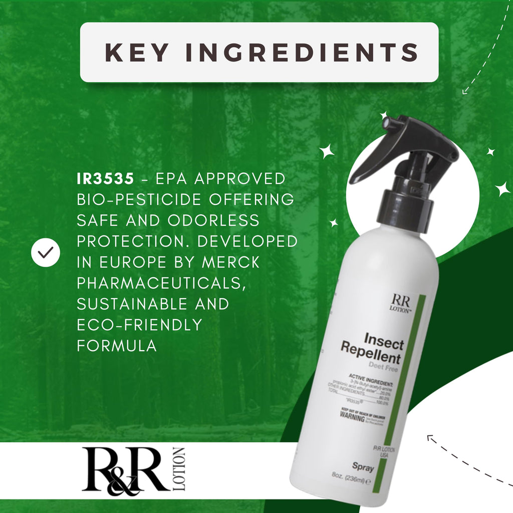 Insect Repellent Spray 8 Hour Protection 32oz Bottle H476488