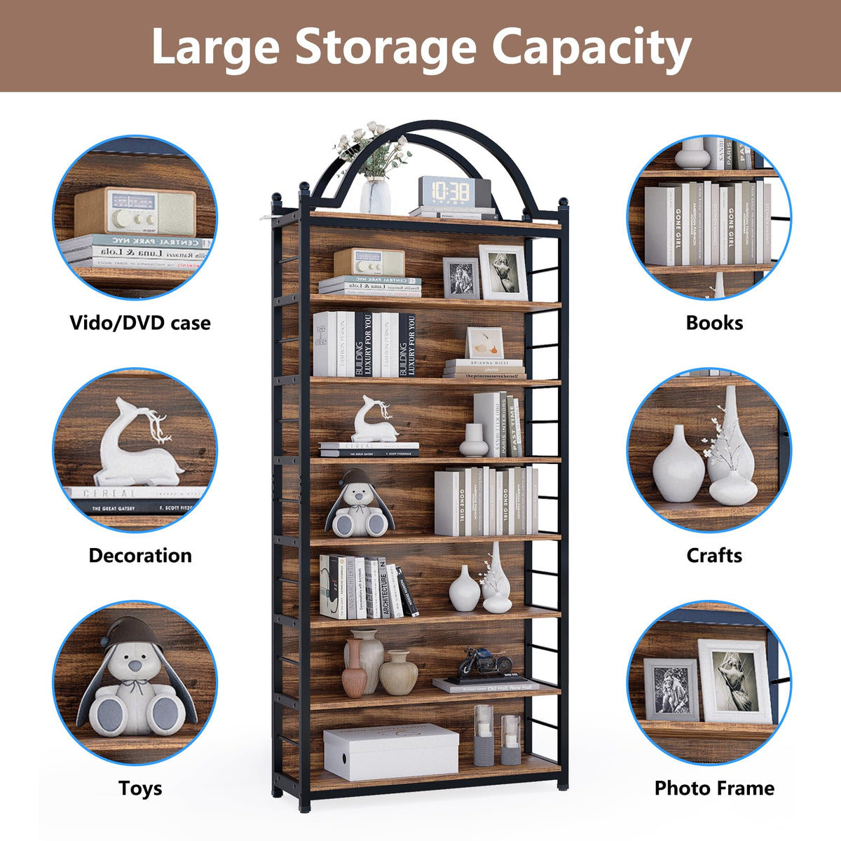 8-Tier CD Storage Rack C565698