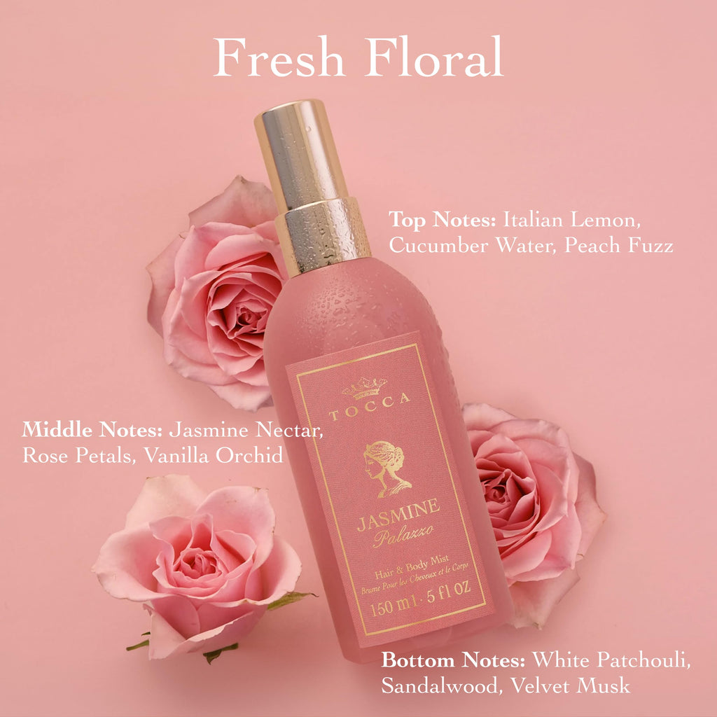 Jasmine Hair & Body Fragrance Mist T49812
