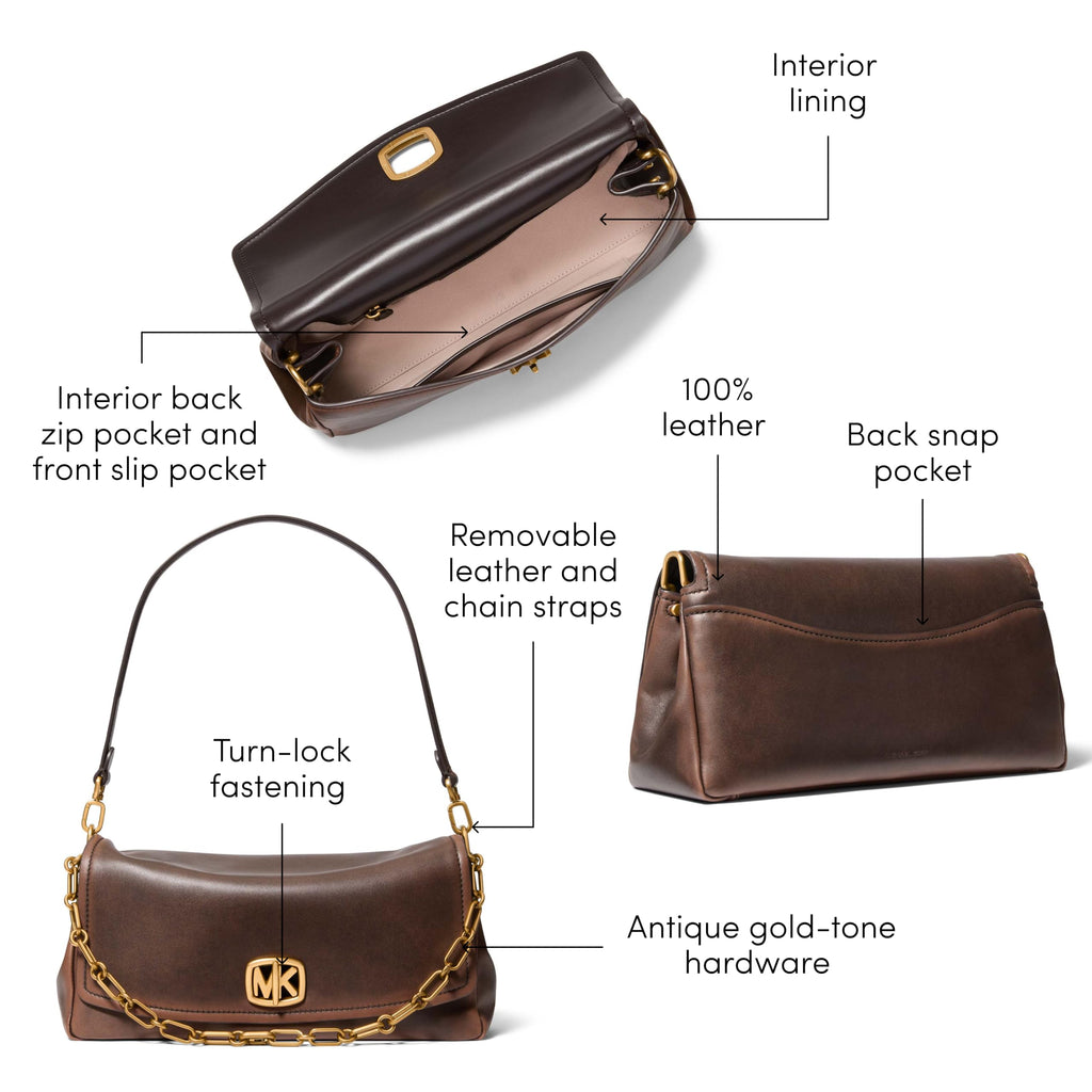 Large Convertible Chain Shoulder Bag Q37199
