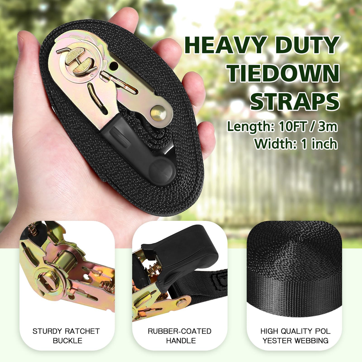 20 Tree Climbing Holds with 6 Ratchet Straps X386991