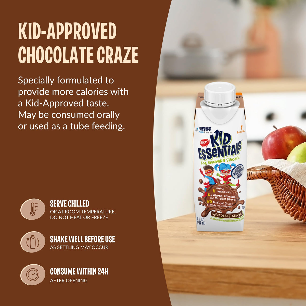 Chocolate Nutritional Drink 8 Fl Oz U962798