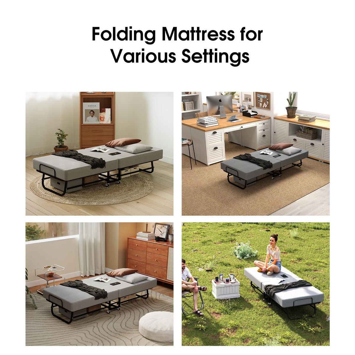 Folding Bed with Mattress S506
