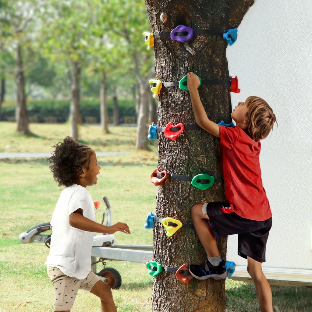20 Tree Climbing Holds with 6 Ratchet Straps X386991