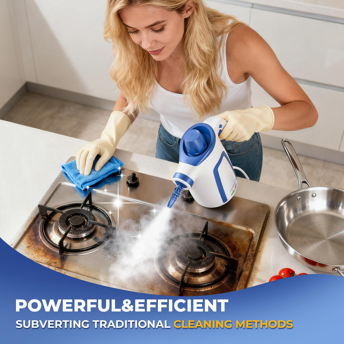 Handheld Steam Cleaner with 11 Accessories X700