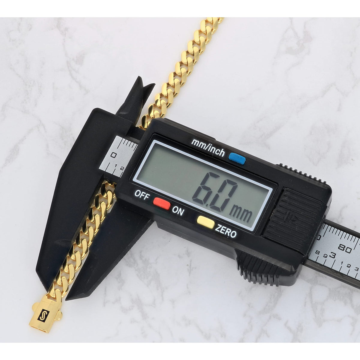10k Yellow Gold 6mm Cuban Chain Necklace O3764
