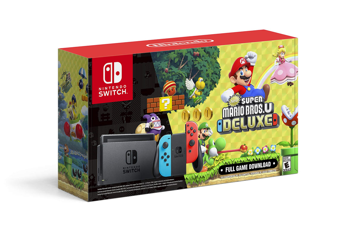 Switch Console with Neon Blue and Neon Red Joy-Con J905374
